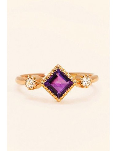 18K ROSE GOLD, AMETHYST 50% de réduction en Octobre 2024