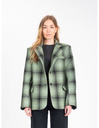 Veste en tweed à carreaux FREE Jusqu'à 80% De Réduction