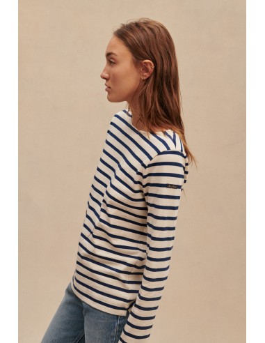 Marinière écru et bleu marine pour femme l'achat 