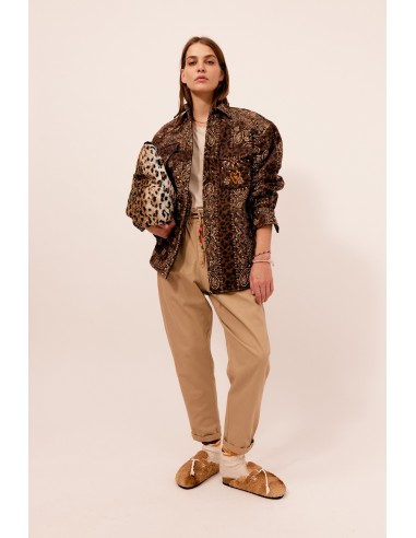 Quilt Shirt Jacket Leopard Venez découvrir notre 