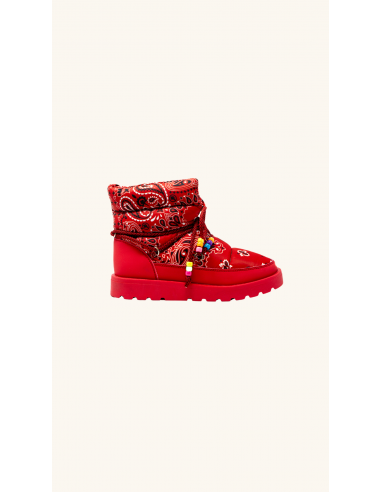 SNOW BOOTS ROUGES les ctes