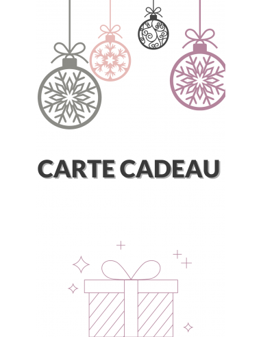 E-Carte Cadeau sélection de produits